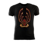 T-shirt nera 13 1/2 Ride like the wind Taglia M