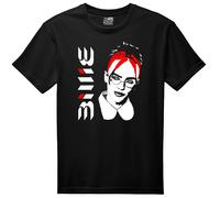 T-shirt nera a maniche corte Billie Algodon Rock New Wave Eilish