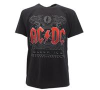 t-Shirt Nera AC-DC - Black Ice - Maglietta Originale - XS S M L XL