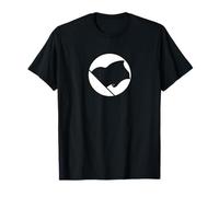T-shirt nera con bandiera anarchica Maglietta