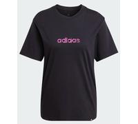 T-SHIRT NERA CON SCRITTA CAMO DONNA ADIDAS (PAD06U12)