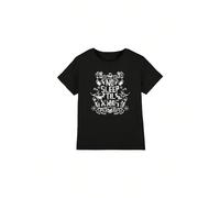 T-shirt nera per bambini/bambine con la scritta "No Sleep Till Xmas" 100% cotone. Design: stampato. Scollo: girocollo. Maniche: corte. Prodotto con licenza ufficiale al 100%. Codice prodotto: UTTV3752