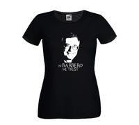T-shirt nera Professor Alessandro Barebero uomo o donna In Barbero we trust