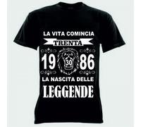 T-SHIRT maglia nera in cotone SE VOLEVO PIACERE A TUTTI NASCEVO NUTELLA