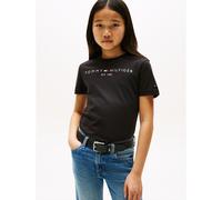 T-shirt Nero 10 anni - 138 cm Tinta unita