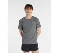 T-shirt New Balance Race Day Ultra Light manica corta grigio arancione - S