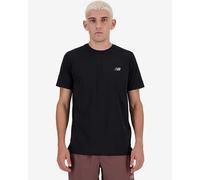 new balance Maglietta 'Essentials Run' nero / bianco, Taglia L