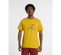 T-shirt New Balance Sport Essentials Speckle Logo manica corta giallo - S