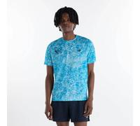 T-shirt New Balance Valencia Marathon Printed Athletics 2026 Blu Bianco, Taglia S