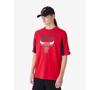 NEW ERA t-Shirt Bulls Mesh Panel Uomo T-Shirt M/C Rosso M