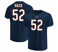 T-Shirt NFL Chicago Bears Khalil Mack 52 Navy ER3 Receiver Trikot Jersey