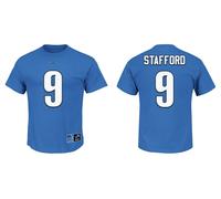 T-Shirt NFL Detroit Lions Matthew Stafford 9 Ricevitore Idoneo ER2 Football