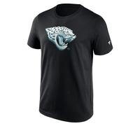 T-Shirt NFL Jacksonville Jaguars Chrome Graphic Logo Nero