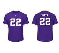T-Shirt NFL Minnesota Vikings Harrison Smith 22 Viola ER3 Receiver Maglia Jersey