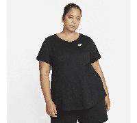 Nike T-Shirt Plus Size Club Essentials Nero Donna 3X