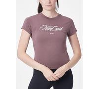Maglietta Donna Nike Court Heritage Tennis - tattoo/sail - Marrone (L)