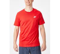 Nike Maglietta NSW Club Tee Rosso/Bianco Uomo M