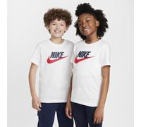NIKE K NSW Tee Futura HBR T-Shirt, White, 14-15 Anni Bambino