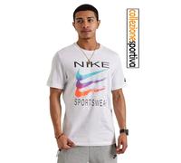 T-SHIRT NIKE SPORTSWEAR SWOOSH REPEAT WHITE - HQ8094-100 col. bianco