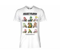 T SHIRT NINTENDO Select Player ORIGINALE Maglia Maglietta Nera donna uomo 2024
