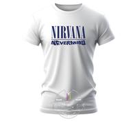T-SHIRT NIRVANA NEVERMIND KURT COBAIN GRUNGE ROCK BAND PERSONALIZZABILE