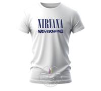 T-SHIRT NIRVANA NEVERMIND KURT COBAIN GRUNGE ROCK BAND PERSONALIZZABILE