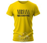 T-SHIRT NIRVANA NEVERMIND KURT COBAIN GRUNGE ROCK BAND PERSONALIZZABILE