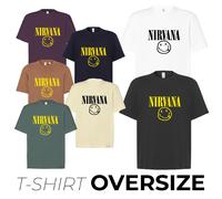 T-SHIRT NIRVANA OVERSIZE - 100% COTONE