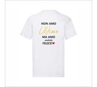 T-Shirt non amo Ultimo ma amo vederla felice concerto idea regalo simpatica