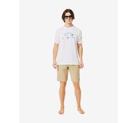 Oakley Bark Sun, maglietta S male Bianco