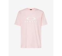T-shirt Oakley O-Bark 2.0 manica corta rosa bianco - XXL