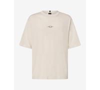 Oakley Apparel Stacked Metal Short Sleeve T-shirt Beige 2XL Uomo