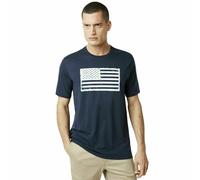 T-Shirt Oakley Uomo Distressed Flag Fathom Taglia L