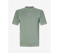 T-shirt Oakley Ventura Rashguard verde a manica corta - XL