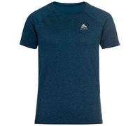 T-shirt Odlo Essential Seamless (blue wing teal melange) donna XS