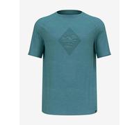T-shirt Odlo Merino manica corta azzurro - S