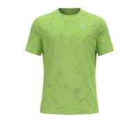T-shirt Odlo T-SHIRT CREW NECK S/S ZEROWEIGHT ENGINEERED CHILL-TEC Uomo (verde brillante melange) S