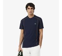 T-shirt off court regular fit ultra dry e UPF 50 Blu L Leopardato
