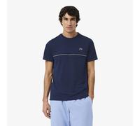 T-shirt off court regular fit ultra dry e UPF 50 Blu M Leopardato