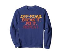 T-shirt Off-road Trails Quad 4x4 Off-road Break It Fox I Felpa