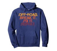 T-shirt Off-road Trails Quad 4x4 Off-road Break It Fox I Felpa con Cappuccio