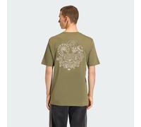 adidas Originals - T-shirt color oliva strata con grafica dell'Oktoberfest-Verde S