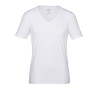 T-Shirt Olymp Body Fit Livello Cinque 5 Basic Bianco Con Collo A V 0801 12 00