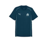 PUMA T-Shirt Olympique de Marseille Casuals da Uomo M Ocean Tropic Turquoise Surf Blue