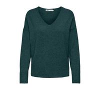 ONLY Onlrica Life L/S-Felpa con Scollo a V Maglione, Sea Moss/Dettagli: mélange, S Donna