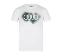 T-shirt Originale Audi Ring Maglia Bianca Logo Anelli Bianco da uomo taglia M L