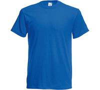 T Shirt * ORIGINALE Full Cut T * Fruit Of The Loom Blau XX-Large