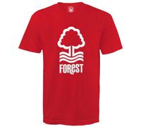 T-shirt originale Nottingham Forest FC con stemma - uomo - Rosso - Medium
