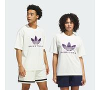 Adidas Originals Originals Basketball Courtside Short Sleeve T-shirt Bianco XL
