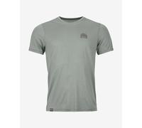 T-shirt Ortovox 120 Cool Tec MTN Stripe manica corta grigio fumo - M